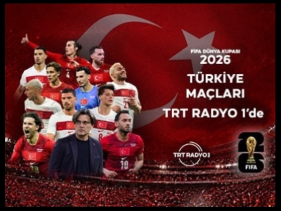 A Milli Futbol Takımımızın FIFA Dünya Kupası 2026 maçları TRT Radyo 1'de